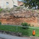 Przemyśl, mury obronne przy ul. Basztowej, widok od wsch. (3)