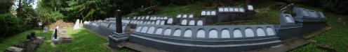 Panorama of Memorial to 1939 Nazi Massacre of Jewish Men - Jewish Cemetery - Przemysl - Poland (36203902062)