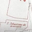Lanciani 1893–1901 San Sebastiano dei Mercanti